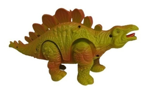 Imagen 2 de 2 de Juguete Dinosaurio Luz Sonido Camina Dinosaurio Dn02 Personaje Stegosauro