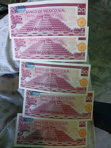 Billete De $20 Pesos Imagen De Morelos Del Año 1977 (Usado)
