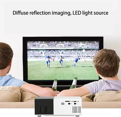 J Proyector De Imagen Portátil 1080p Hd Show Retroproyector