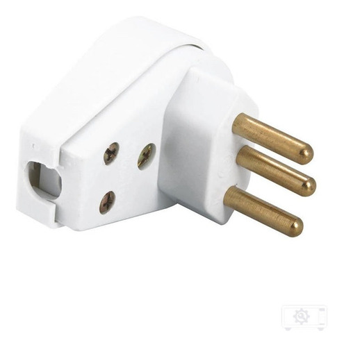 Plug Tomada Microondas 10a 2p+t Branco