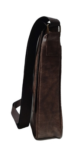 Bolsa Carteiro Masculina Couro Ecológico Premium Elegante