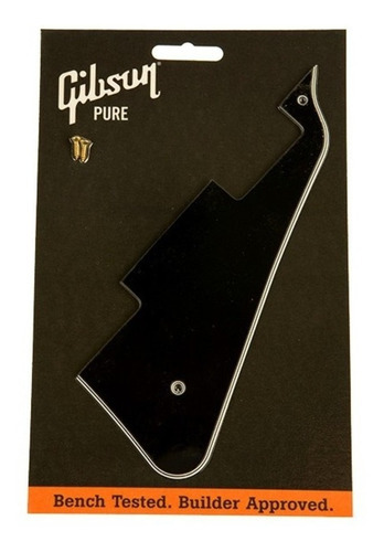 Pickguard Gibson Les Paul Prpg-020 Color Negro Diseño Liso