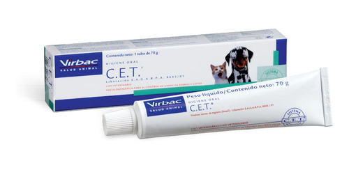 Pasta De Dente Cachorro E Gato Virbac Enzimática C.e.t 70g