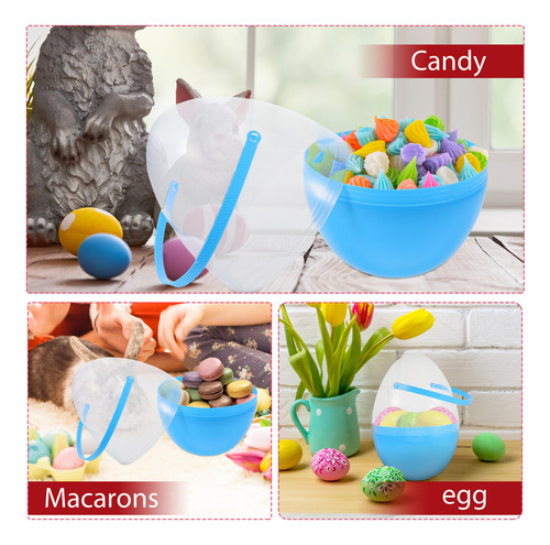 Huevo De Pascua Grande, Plástico, Rellenable, Huevo De Pascu