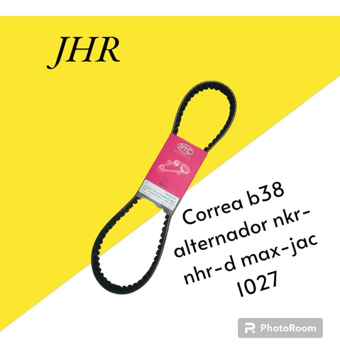 Correa B38 Alternador Nkr-nhr-dmax-jac 1027