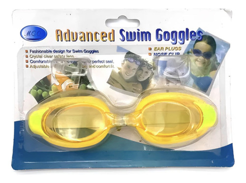 Gafas De Natacion Infantil + Tapones De Oido + Clip Nasal
