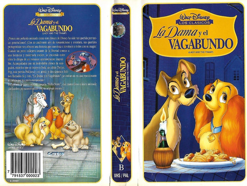 La Dama Y El Vagabundo Vhs Walt Disney Español Latino