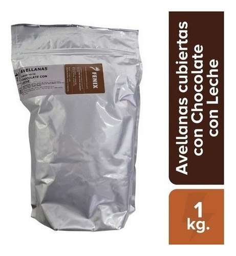 Avellanas Bañadas En Chocolate Con Leche Fenix 1kg. 