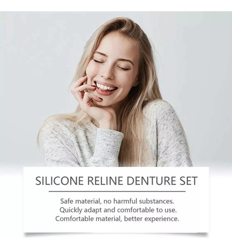 Set Relinedenture De Silicona, Kit Denture Reline.