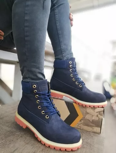 Accidental muestra choque Botas Timberland Azules Hombre | MercadoLibre 📦