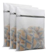Comprar 3 Bolsas De Lavandería De Malla De Panal Duraderas Para Pren
