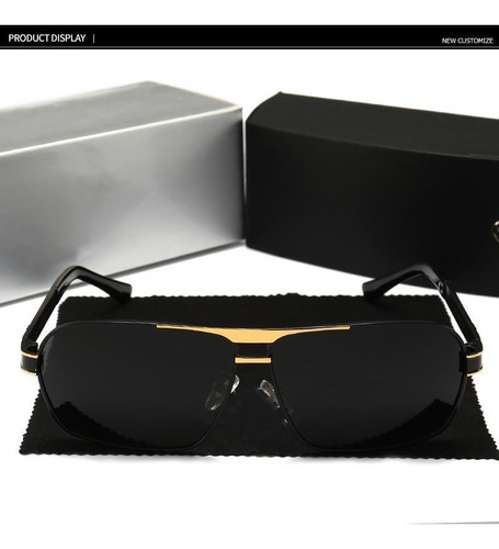 Gafas De Sol Polarizadas De Moda De Marco Grande Para Hombre