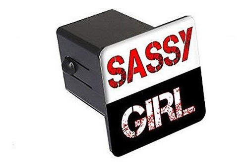 Grafico Sassy Girl Dama Funny 2  Remolque Bicicleta Plug