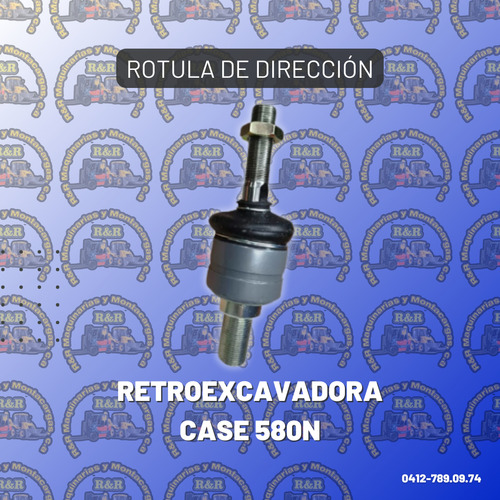 Rotula De Dirección Retroexcavadora Case 580n