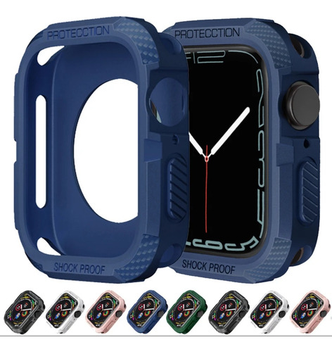 Funda Protector Estuche Tpu Para Apple Watch 42, 44, 45mm