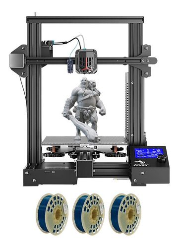 Impresora 3d Creality Ender-3 Neo Autonivel + 3kg Fila Pla