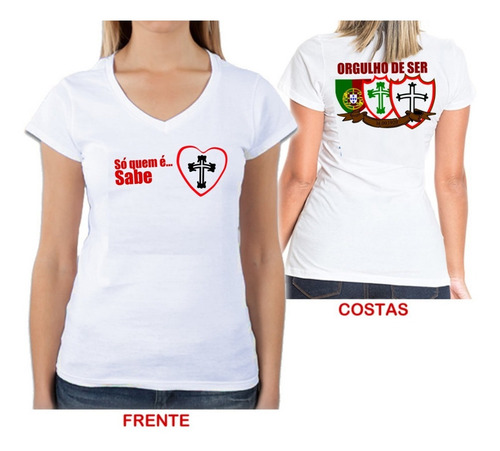 Camisa Portuguesa Exclusiva Paixão De Torcedor M Ou F