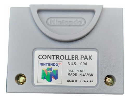 Controller Pak Memory Card Generico Para Nintendo 64 N64