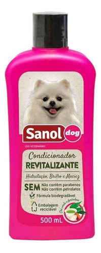 Condicionador De Pelos Revitlizante Sanol Dog 500ml