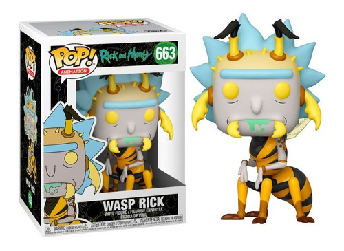 Figura Funko Pop Animation R&m - Wasp Rick 663 Mejor Precio