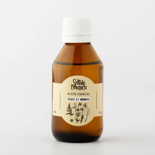 Aceite Esencial - Óleo 31 Hierbas 45ml. - Sentida Botánica