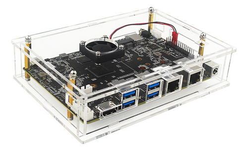 Para Placa De Desarrollo Bananapi Bpi-f3, Funda Y Ventilador