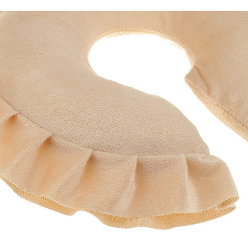 Cojín De Cuello U Para Masaje Spa Y Viajes Color Marrón Marrón Claro