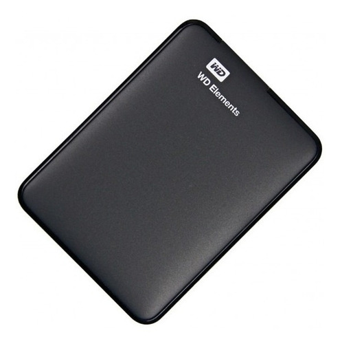 Disco duro externo Western Digital WD Elements Portable WDBUZG0010BBK 1TB negro