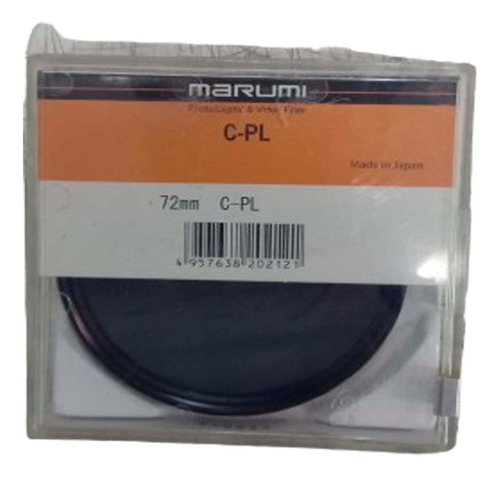 Marumi Filtro Polarizador Circular 72mm Para Lente Camaras