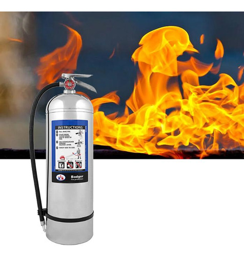 Extintor De Agua Para Papel, Mxhfd-001, 4.29lts, Clase A