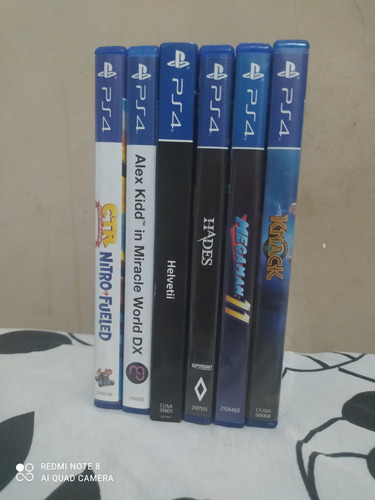 Coleção / Lote - 6 Jogos De Ps4 - Mídia Física - Barato (Usado)