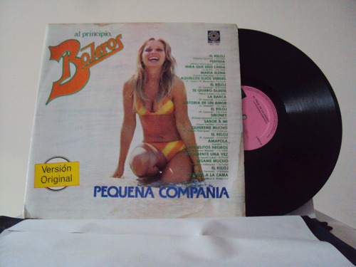 Vinilo Lp 222 Al Principios Boleros Pequeña Compania