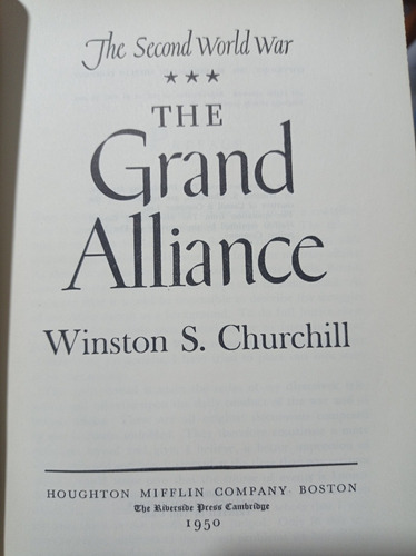 Libro The Grand Alliance