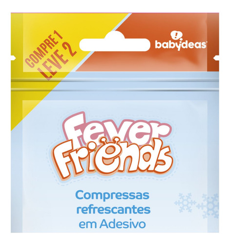 2 Fever Friends - Compressas Infantis 2 Em 1 - Babydeas