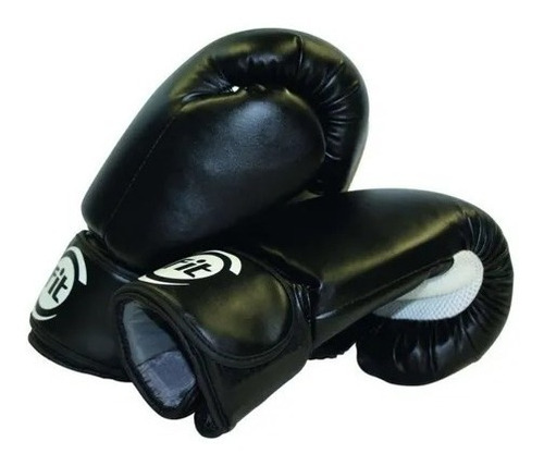 Guantes De Boxeo Sportfitness 12 Oz Negro Entrenamiento Box