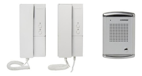 Set 2 Citófonos + Placa Alta Voz Metal Ffodp-ra01 Commax