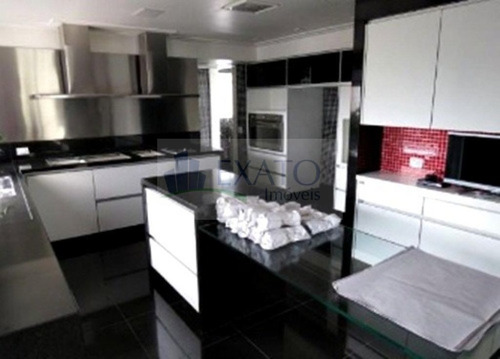 Imagem 8 de 15 de Moema Alto Padrão 302m² Condomínio Cobiçado 4 Suites Decorado 5 Vagas Lazer Quadra De Tênis - Em50043