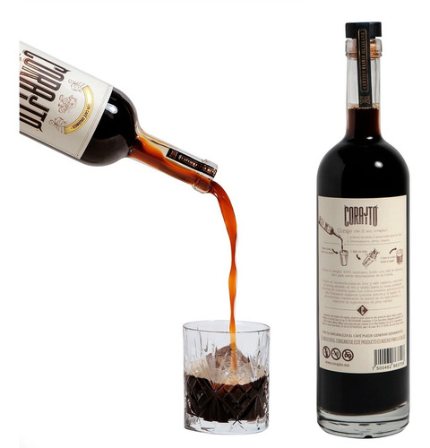 Imagen 2 de 4 de Carajillo Corajito Clásico 750 Ml