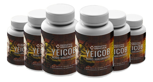 Acido Hialuronico Yeicob Premium Gracian Formula - 6 Pack