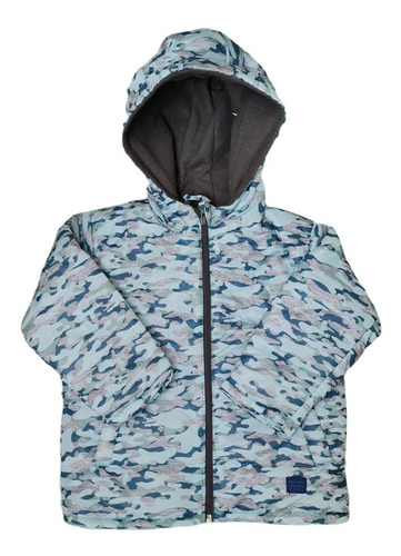 Campera De Abrigo Impermeable Forrada C/polar Bebe Nene Niño