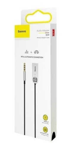 Imagen 3 de 7 de Receptor De Audio Bluetooth 5.0 Con Cable Auxiliar Baseus