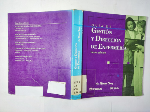 Libro Gestión Y Dirección De Enfermería Tomey 179x6 (Usado)