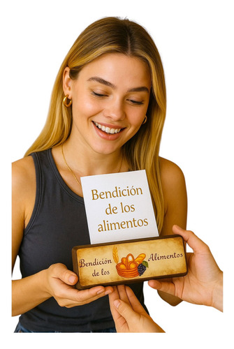 14pz Bendición De Los Alimentos Regalar Recuerdos