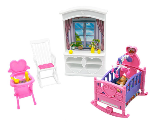 Cuarto De Bebé. Muebles De Muñecas Gloria 24022