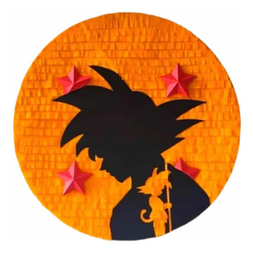 Piñata De Goku Dragón Ball Fiesta Temática Cumpleaños Esfera