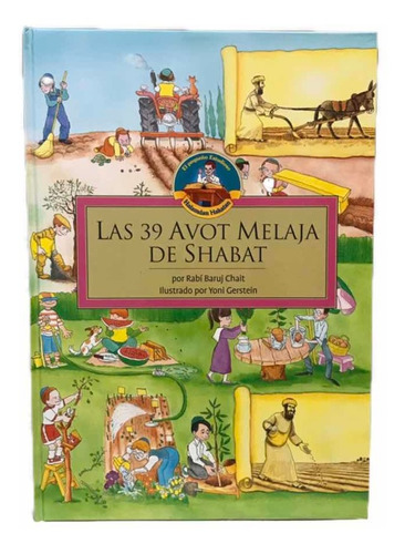 Libro Las 39 Avot Melaja De Shabat Con Ilustraciones A Color