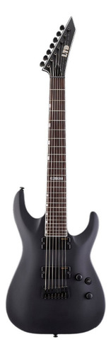 Guitarra Electrica Esp De 7 Cuerdas Mango Maple Mh337-blks Color Gris Oscuro