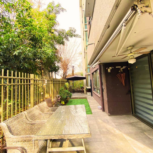 Depto 4d3b1e1b Ñuñoa Con Jardin Privado (94881)
