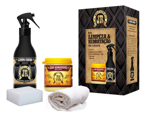 Kit Limpa Couro + Hidratante De Couro Jr 170g  