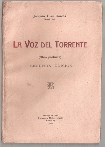 Joaquin Diaz Garces. La Voz Del Torrente